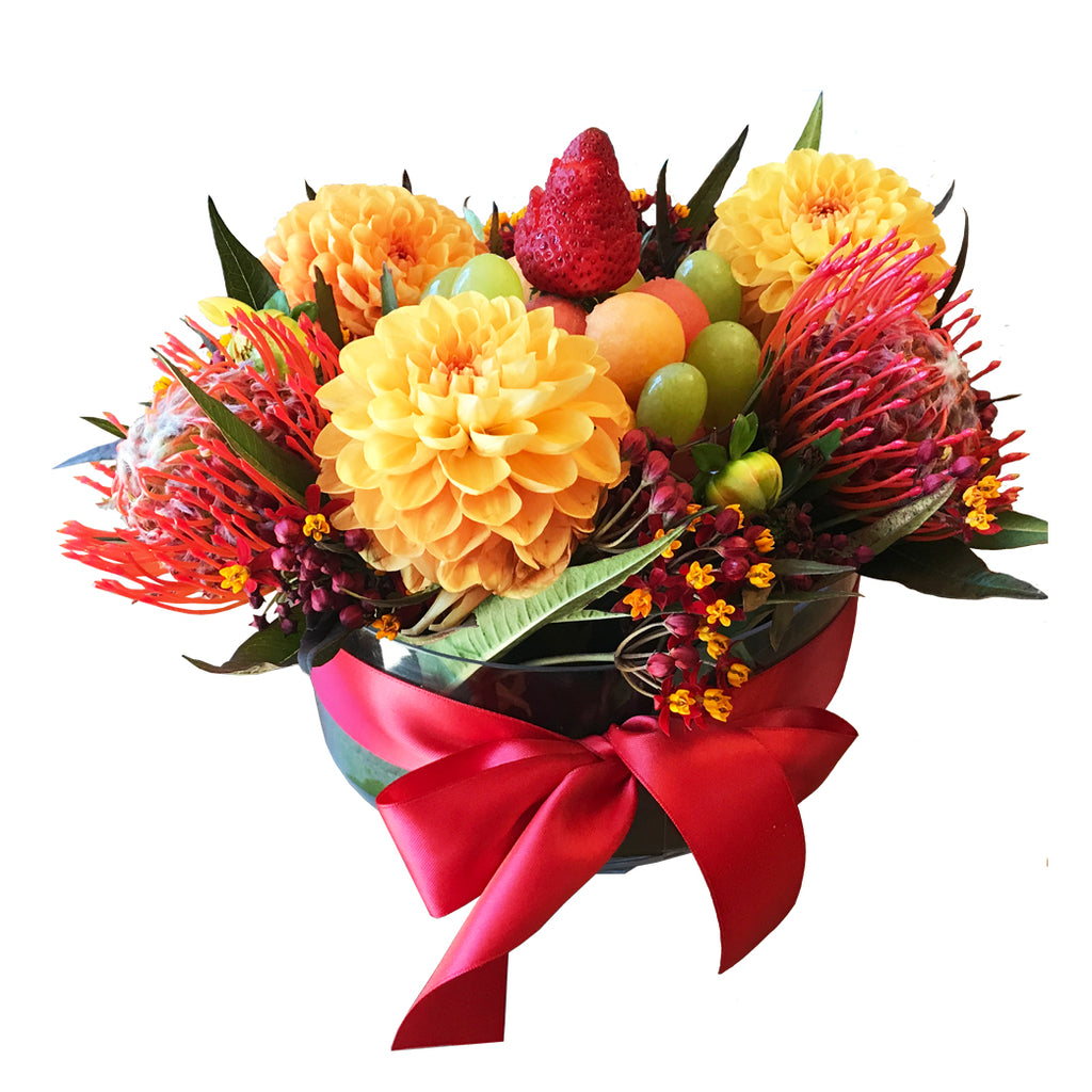 Autumn Flower & Fruit Platter by Fruitate
