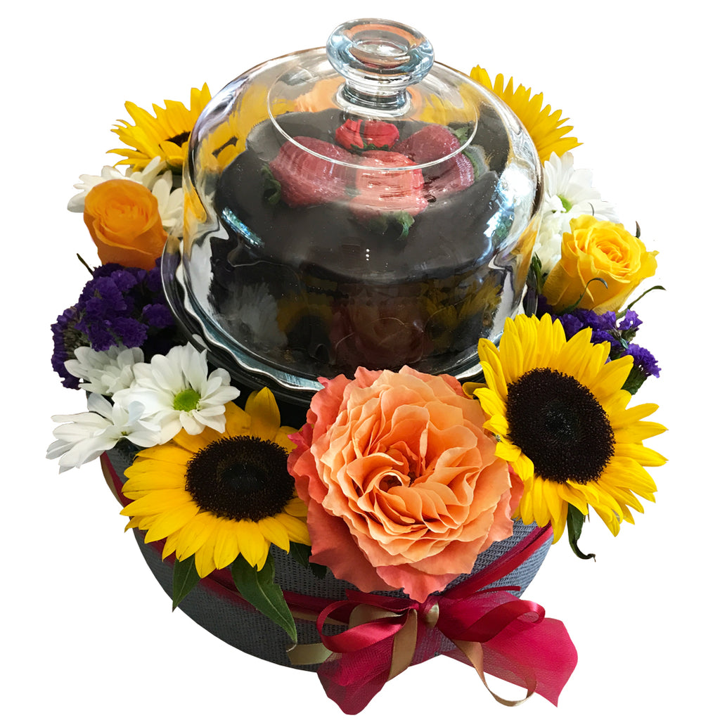 Birthday Bloom Flower Fruit Platter by Fruitate