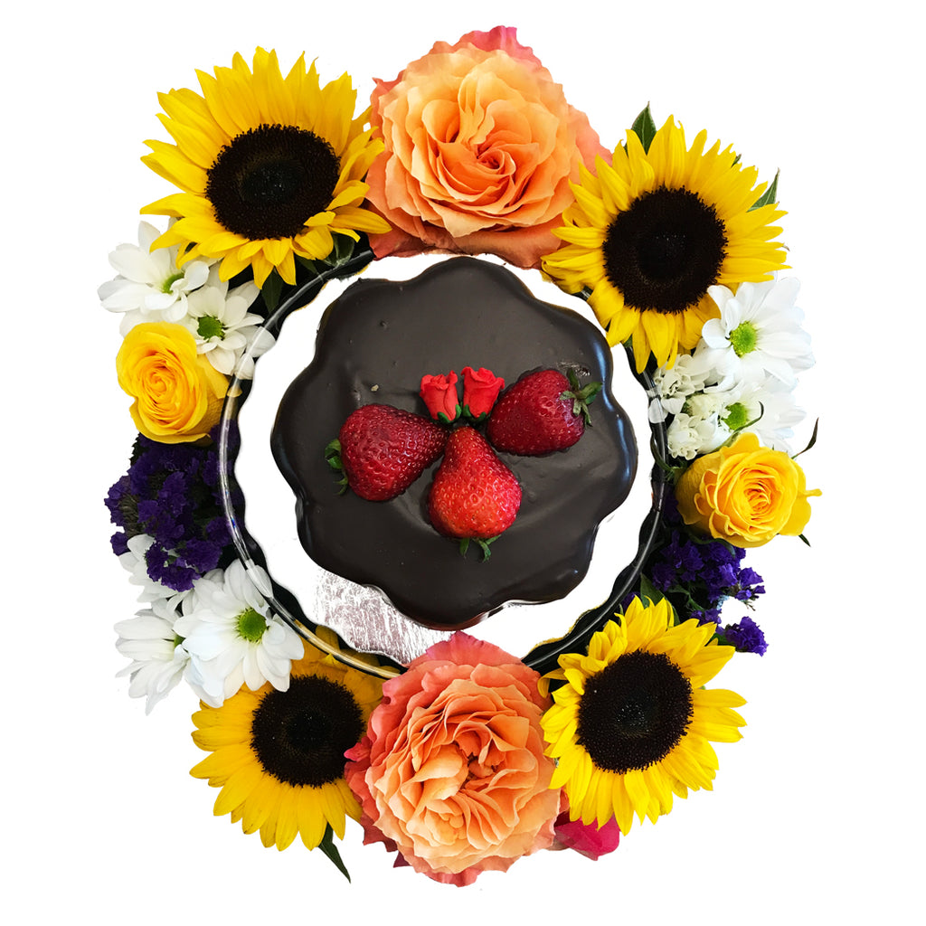 Birthday Bloom Flower Fruit Platter by Fruitate