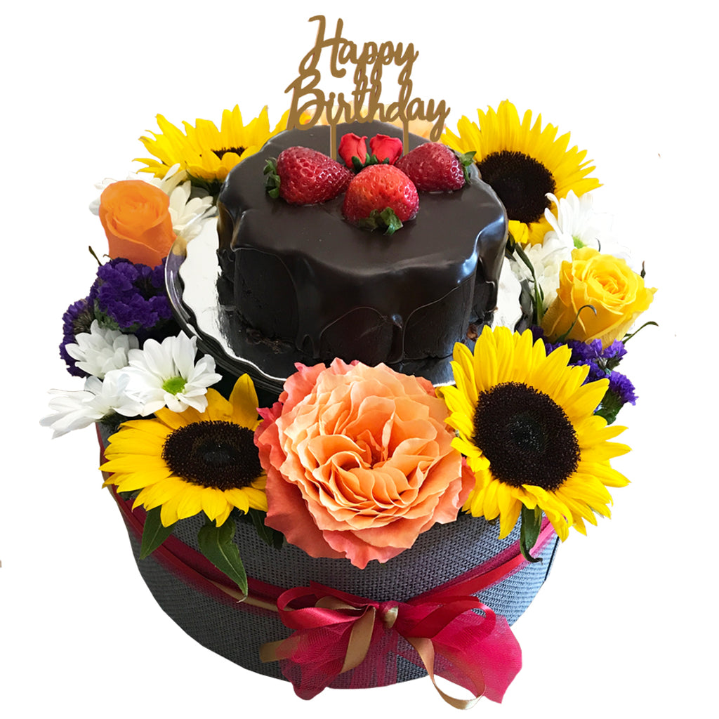 Birthday Bloom Flower Fruit Platter by Fruitate
