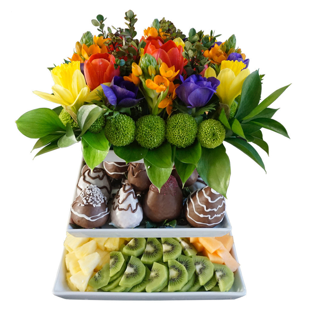 Celebration Flower Fruit Platter by Fruitate