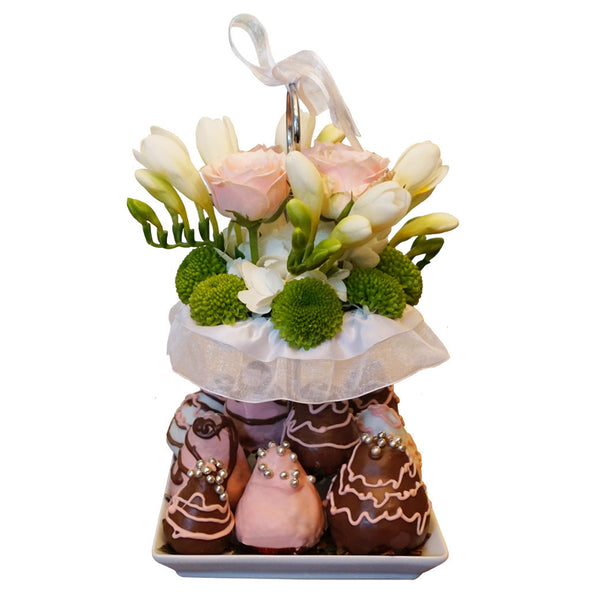 Delicate Flower & Fruit Platter by Fruitate