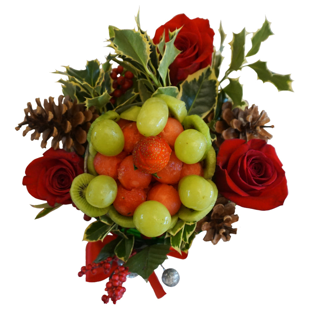 Fruity Merry Flower & Fruit arrangement by Fruitate