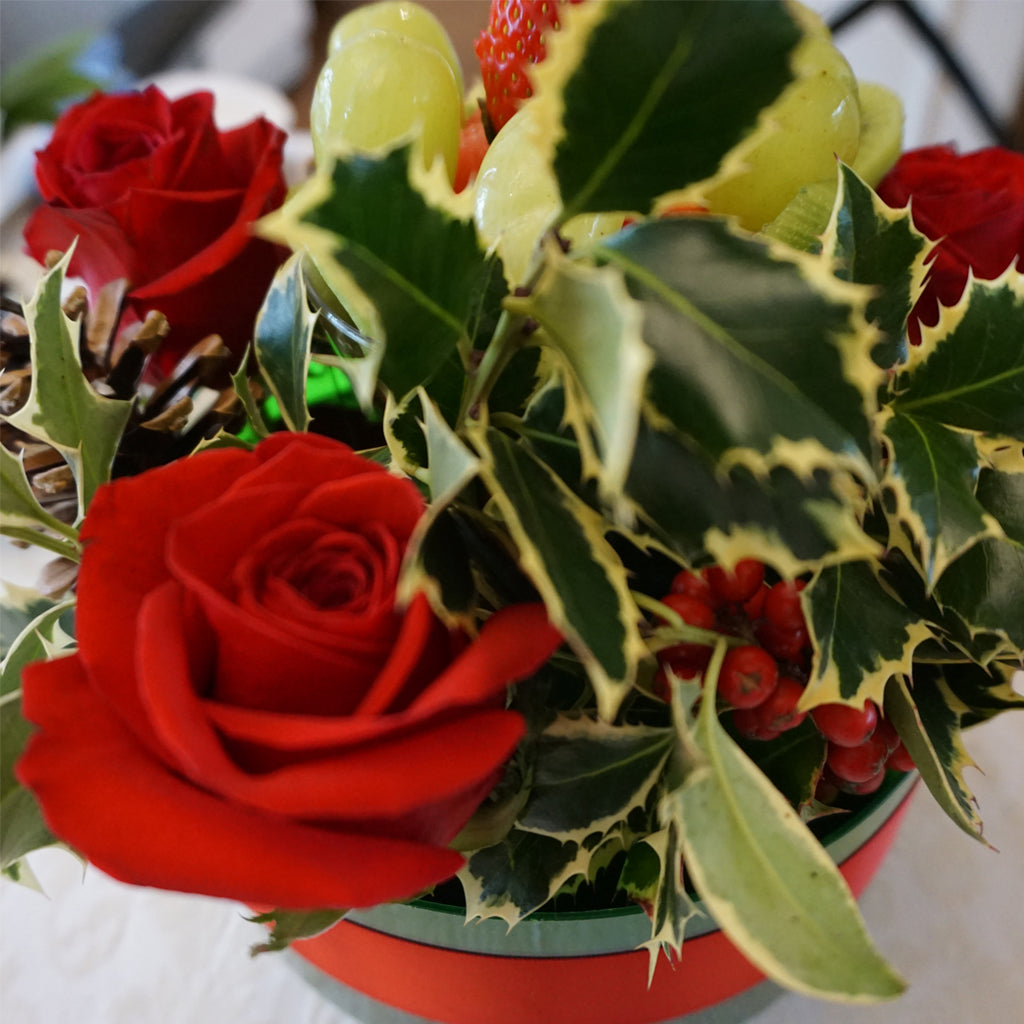 Fruity Merry Flower & Fruit arrangement by Fruitate