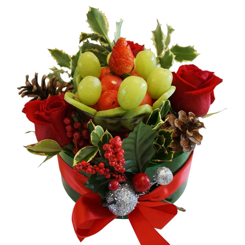 Fruity Merry Flower & Fruit arrangement by Fruitate