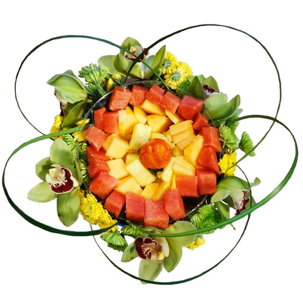 Magnificent platter Flower Fruit Arrangement By Fruitate