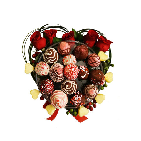 Sweetheart Flower Fruit Platter by Fruitate