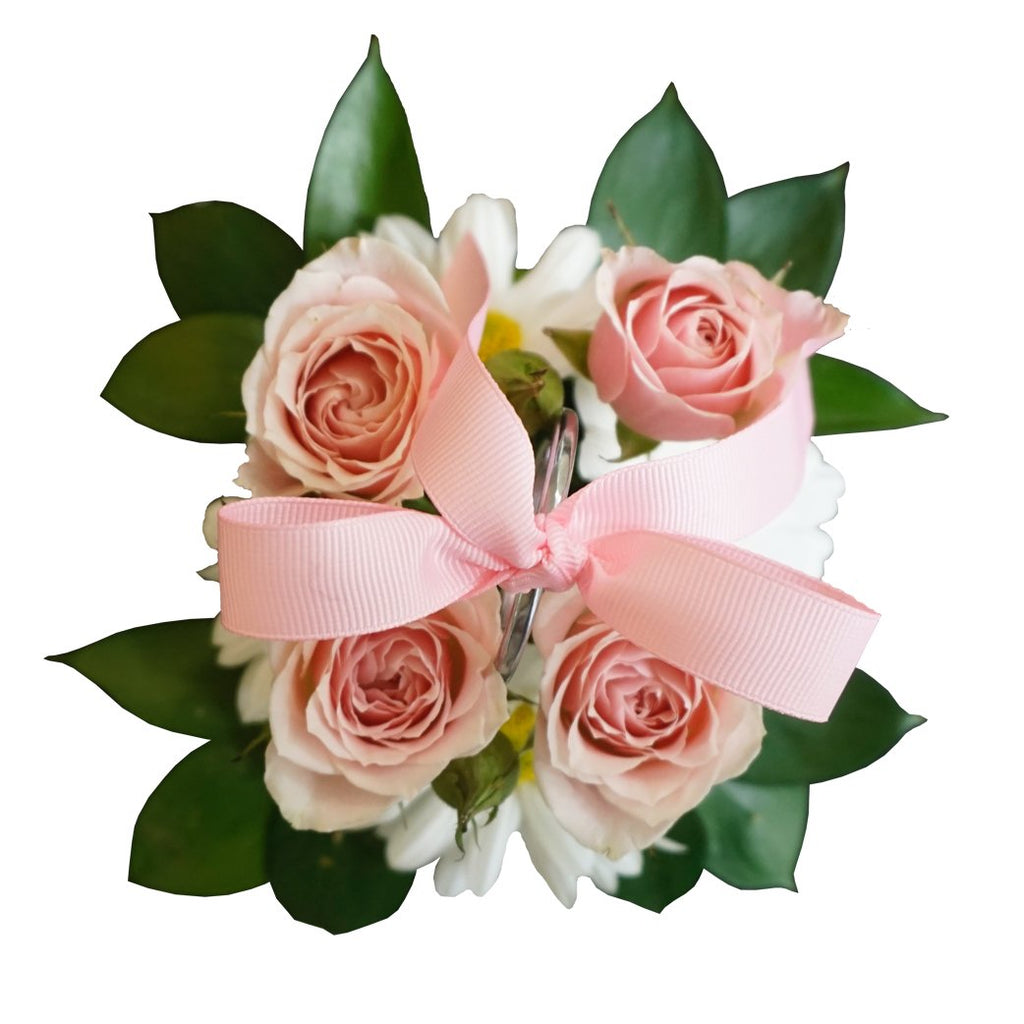 Very Pretty - Flower & Fruit Platter Arrangement